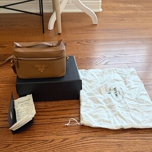 Prada Leather Vanity Crossbody